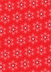 Seamless Flower Pattern Background