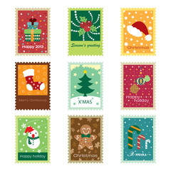 Christmas Concept Stamps