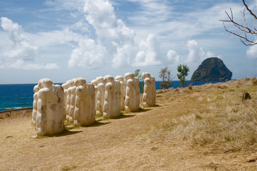 Memorial de l'Anse caffard Rocher du diamant Martinique 01