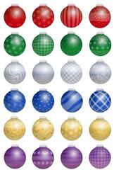 Christmas Tree Balls Colorful