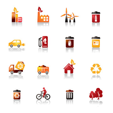Environmental Protection Colorful Icons