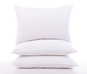 Obraz premium White pillows isolated on white