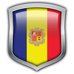 Obraz premium Andorra shield
