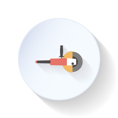 Angle Grinder flat icon