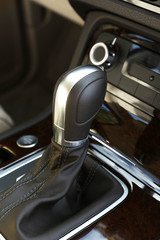 Closeup of automatic transmission