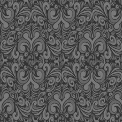 Seamless vintage dark gray background