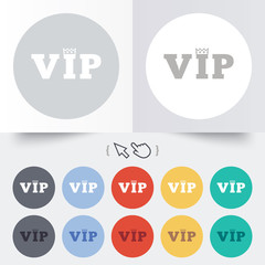 Vip sign icon. Membership symbol.