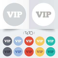 Vip sign icon. Membership symbol.