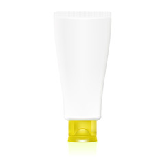 Illustration of  tube for cream on white background