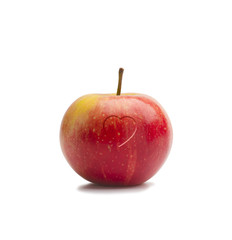 Red  Apple Small Heart