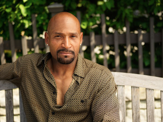 mature african man portrait