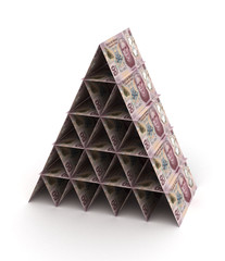 Mexican Pesos Pyramid