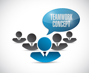 teamwork concept illustration design