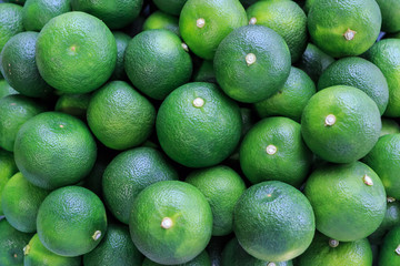 Sudachi; green small Japanese citrus
