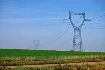 Ligne éléctrique à très haute tension