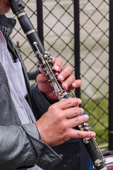 Fototapeta premium Clarinet player