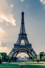 Fototapeta premium Eiffel tower vintage effect