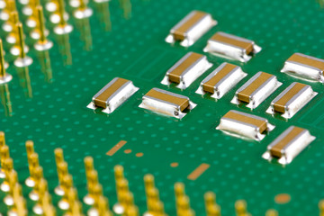 Small SMD capacitors on processor