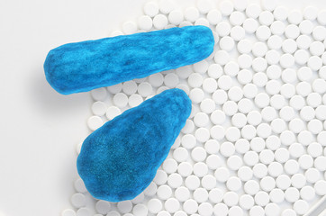 Bakterien - 3d Render