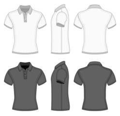 Men's  polo shirt and t-shirt design templates