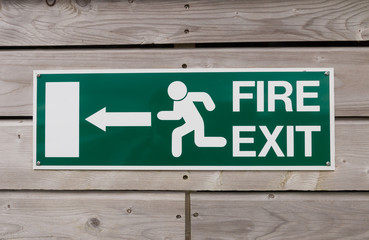 Fire Exit Sign