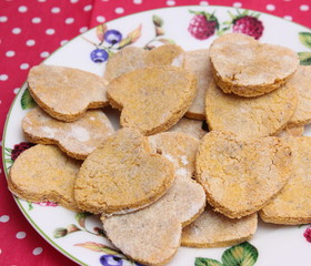 Hundekekse Maisherzen mit Pansen