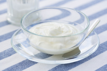 Bowl of fresh Yogurt