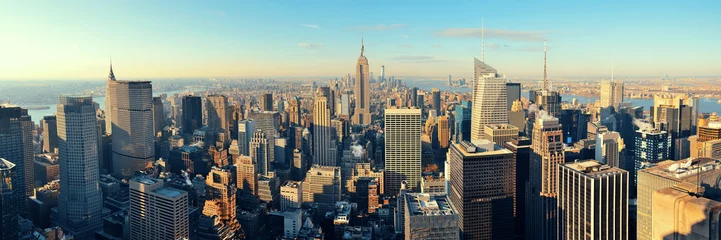 Behangcirkel Wolkenkrabbers in New York City © rabbit75_fot