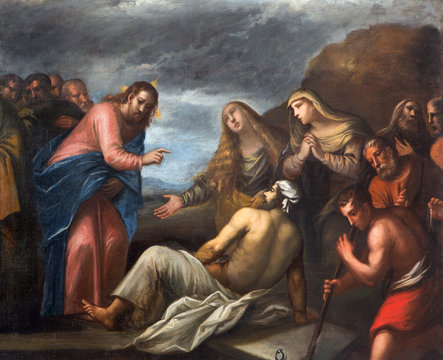 Padua - Paint of the Resurrection of Lazarus scene