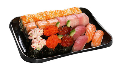 Set of Japanese sushi