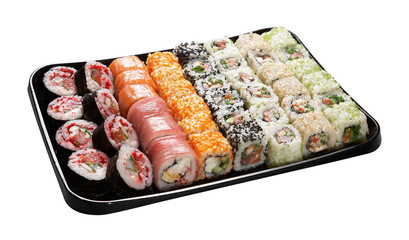 Set of Japanese sushi
