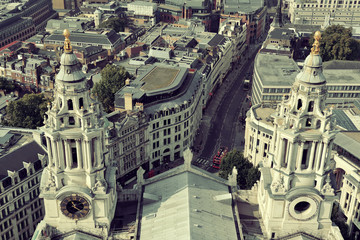 Naklejka premium London rooftop view