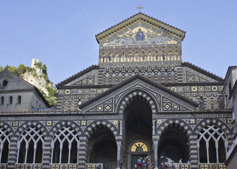 Fototapeta na wymiar Amalfi Cathedral, Italy