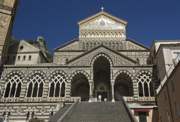 Fototapeta na wymiar Amalfi Cathedral, Italy