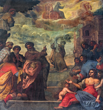 Padua - Prophet Elijah  Ascend To Heaven In A Chariot Cf Fire