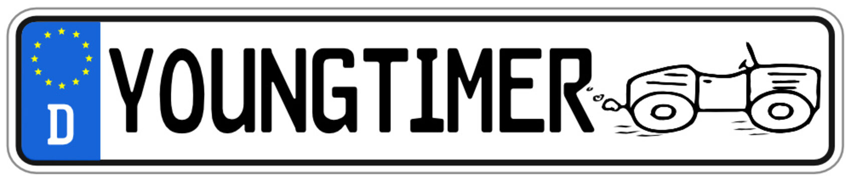 Youngtimer Schild  #140925-svg01