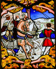 Three Kings - Stained Glass in Tours Cathedral