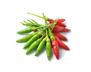hot chili pepper on a white background