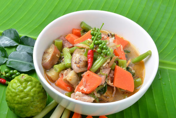 Thai food - curry pork