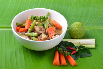 Thai food - curry pork