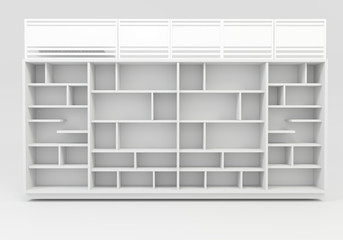 White Book shelves