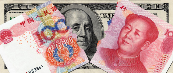 tearing RMB and USD in the bottom