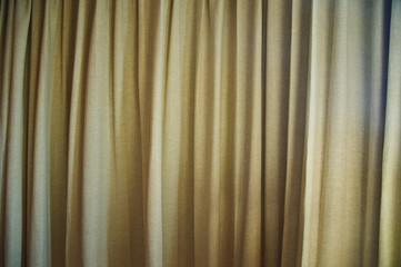 Obraz premium brown curtain or drapery background