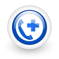 Fototapeta premium emergency call icon