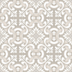 Seamless ornamental tile background