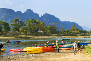 Fototapeta premium Vang Vieng