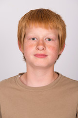 boy with red hair