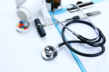 Stethoscope close up