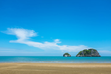 Small island in the sea in Thailand
