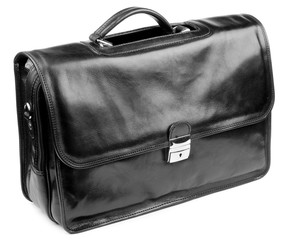 Black Leather Briefcase